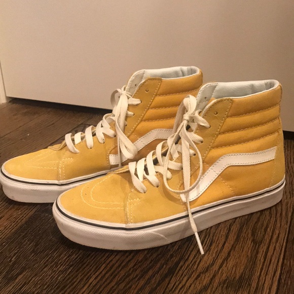vans high tops mustard